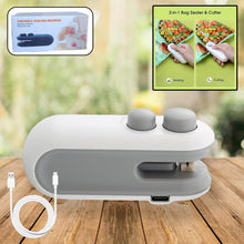 Mini Bag Sealer, 2 in 1 Seal & Cutter Heat Sealers the24kgal
