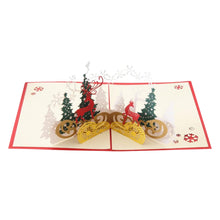 3D -Up Greeting Card (1 Pc): Birthday, Love, Christmas the24kgal