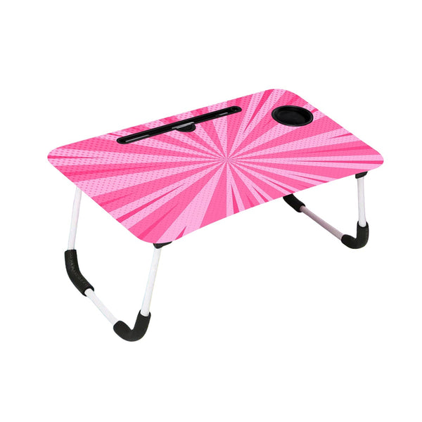 Barbie Design Foldable Study & Laptop Table for Children with Tablet Slot & Cup Holder the24kgal