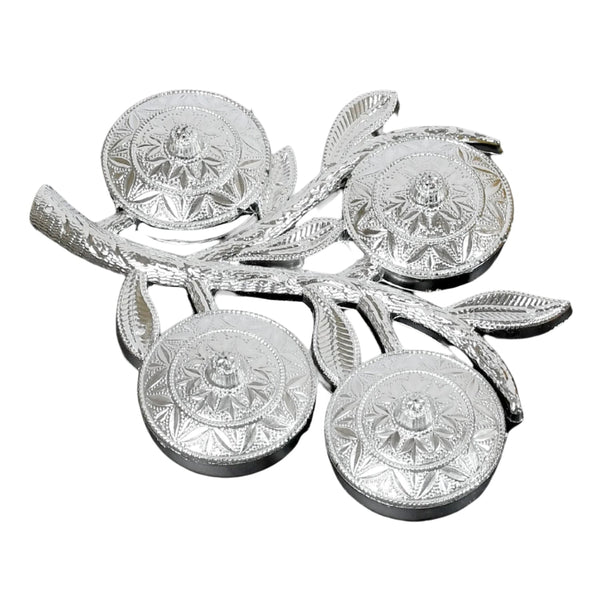 Tree Shape 4 Compartment Mukhwas Dani Serving Tray For Home & Kitchen Use the24kgal