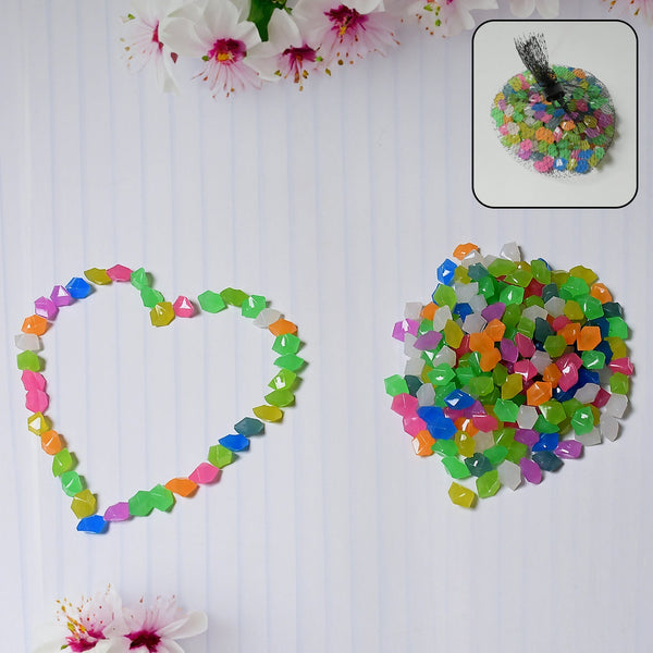 Multi-Color Decorative Stone for Garden / Lawn / Aquarium Fish Tank Gravel / Flower Pots Decoration Pebbles for Fish Bowl & All Purpose Attractive Stone Set the24kgal