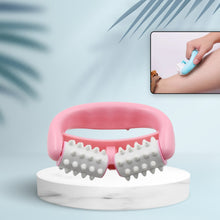 Plastic Massage Roller - 2-Roller Manual Design for Cellulite & Muscle Pain Relief the24kgal