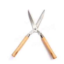 Wooden Handle Hedge Shears, Bush Clipper the24kgal