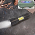 LED USB Rechargeable Mini Flashlight – Ultra-Bright Zoom & COB Side Lantern, Tactical Emergency Light the24kgal