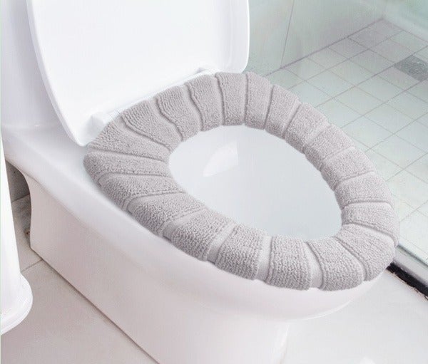 Winter Comfortable Soft Toilet Seat Mat Cover Cushion Plush the24kgal