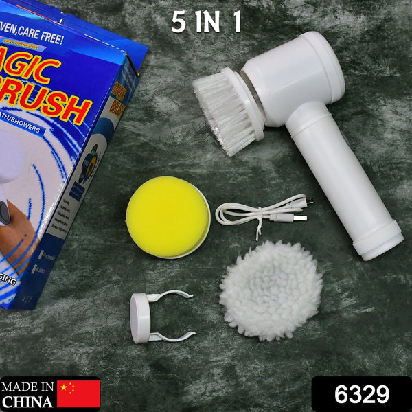 5in1 Home Kitchen Electric Cleaning Brush, Electric Spin Scrubber the24kgal