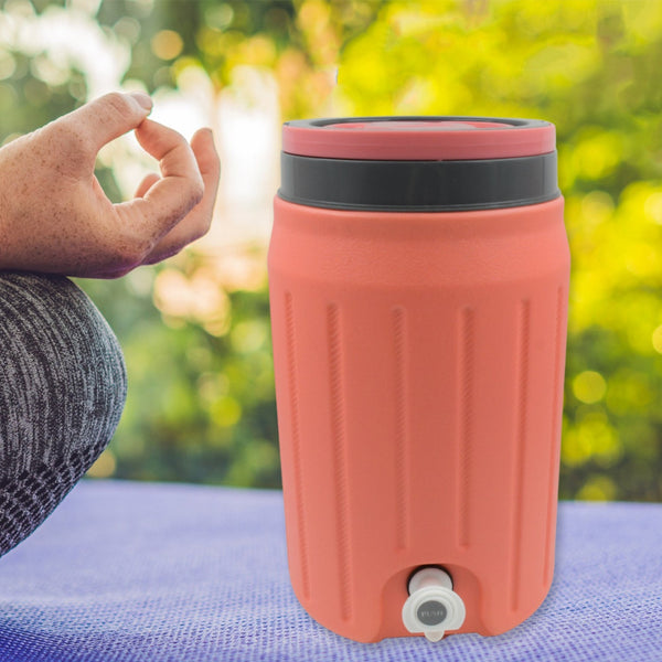Insulated Water Jug with Tap (7500ml): Leakproof, Travel Cooler the24kgal
