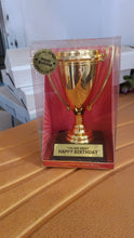 Golden Birthday Trophy – “You Are Great Happy Birthday” Plastic Award with Base the24kgal
