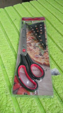 Stainless Steel Pizza Cutter Scissors Plastic Handle with Removable Spatula the24kgal
