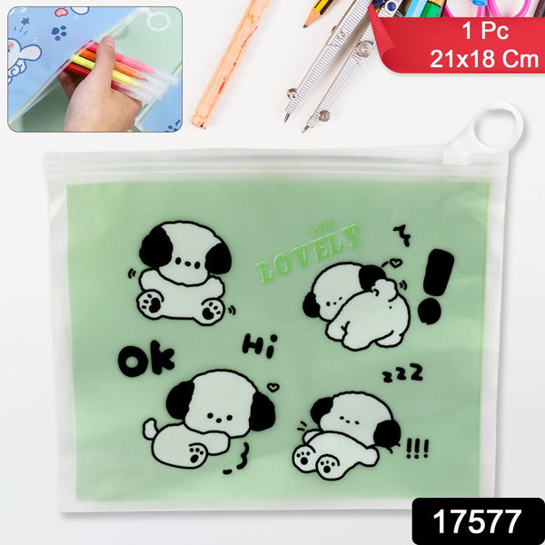 Reusable Multipurpose Pouch Pen Stationary Case Travel, Boys & Girls Pouch with Zip for Travel, School, Stationary (1 Pc/ Mix Design) the24kgal