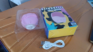 Rechargeable Sonic Silicone Face Cleansing Brush the24kgal