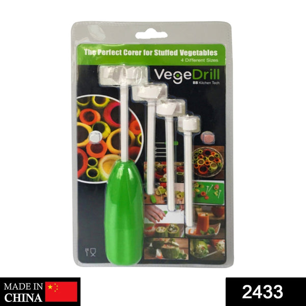 Veg Drill Vegetable Spiralizer Digging for Stuffed Vegetables the24kgal