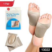 Foot Arch Support for Men & Women | Medial Arch Support for Flat Feet Correction Sleeve with Cushion | Plantar Fasciitis Leg Foot Pain Relief Product | Foot Care for Orthopedic Shoes Slippers, (1 Pair) the24kgal
