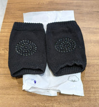 Black Toddler Wool Knit Leg Warmer (Knee Guard) the24kgal