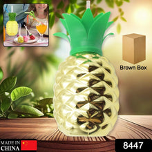 Plastic Pineapple Cups with Straw (1 Pc) - Party Favors, Hawaiian, Beach the24kgal