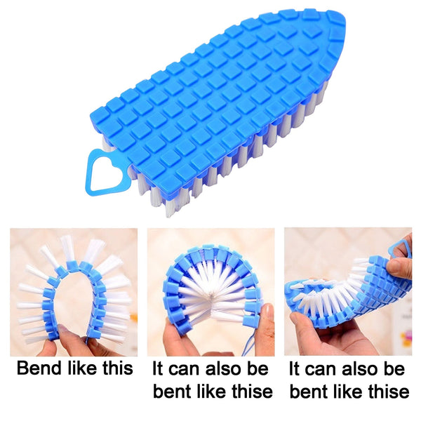 Flexible Plastic Cleaning Brush for Home, Bathroom, the24kgal