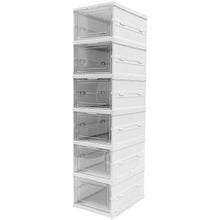 6-Layer Stackable Foldable Storage Organizer Cart for Clothes, Kitchen, Closet & Bathroom the24kgal