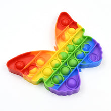 Fidget Toy Push  Bubble Fidget Sensory Toy for Kids and Adults Fidget per Stress Reliever Sensory Fidget pers (Butterfly & Car Shape / 1 Pc) the24kgal