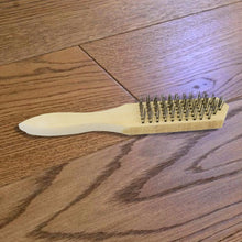 Wooden Handle Steel Wire Brush (1 Pc) the24kgal