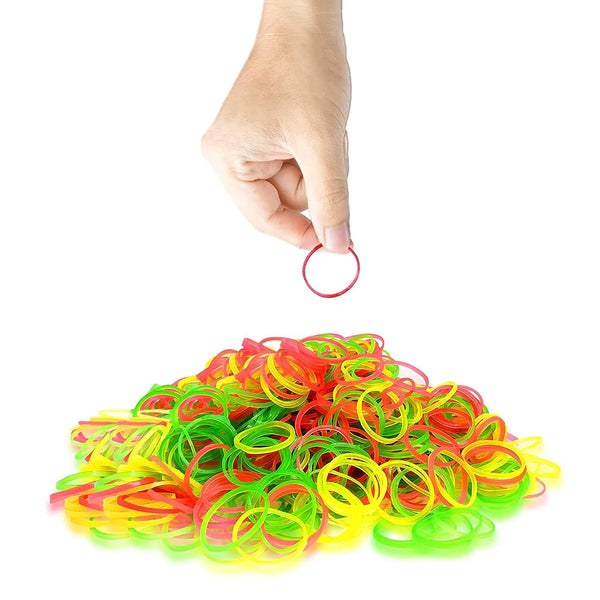 2-Inch Unbreakable Nylon Rubber Bands – Reusable Multicolor for Office, Home & School (50GM), Hair accessories the24kgal