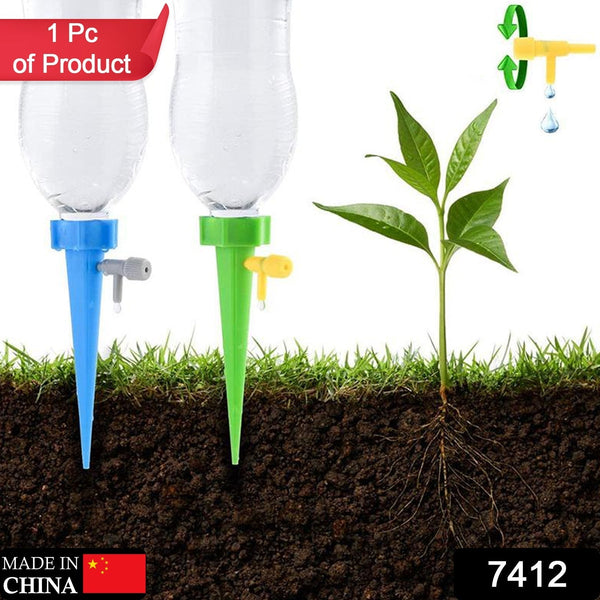 Plant Watering Spikes self Watering Spikes Water dripper for Plants, Adjustable Plant Watering Devices with Slow Release Control Valve Switch the24kgal