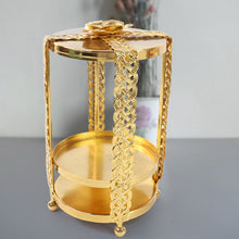 Multipurpose Golden Metal Candle Stand showpiece (1 Pc) the24kgal