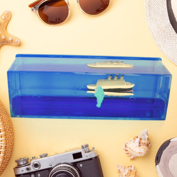 Car Interior Dashboard Decoration Floating Water Cruiser Ship Iceberg Ornament Car Interior Decoration for Birthday Gifts, Home Decor Suitable for Home Show Car Decoration, Gifts, Desk or Paperweight the24kgal