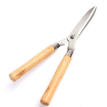 Wooden Handle Hedge Shears, Bush Clipper the24kgal