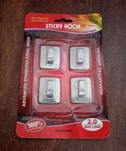 Self- Adhesive Hooks, Heavy Duty Wall Hooks Hangers Stainless Steel Waterproof Sticky Hooks for Hanging Robe Coat Towel Kitchen Bathroom and. the24kgal