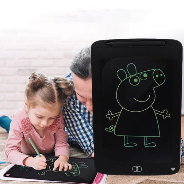 Portable LCD Writing Board Slate Drawing Record Notes Digital Notepad with Pen Handwriting Pad Paperless Graphic Tablet for Kids 12 inch the24kgal