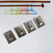 Self- Adhesive Hooks, Heavy Duty Wall Hooks Hangers Stainless Steel Waterproof Sticky Hooks for Hanging Robe Coat Towel Kitchen Bathroom and. the24kgal