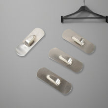 Self- Adhesive Hooks, Heavy Duty Wall Hooks Hangers Stainless Steel Waterproof Sticky Hooks for Hanging Robe Coat Towel Kitchen Bathroom and. the24kgal