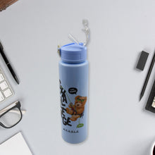Plastic Water Bottle Set – BPA-Free, Leak-Proof, Cartoon Design for Kids & Gym (3 Pc Set) the24kgal