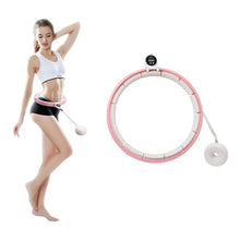 Fitness Adjustable Detachable Fitness Hula Hoop Ring Smart Round Count & Weight Loss Gym Equipment Exercise Smart Hula Hoops the24kgal