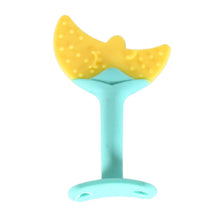 Baby Silicone Teether, Fruit Teether for Toddlers,100% Food Grade Silicone Teether, Non-Toxic & Latex Free Suitable for Kids Above 3 Months Sunflower, Moon Shape(1 Pc) the24kgal