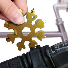 18-in-1 Snowflake Multi-Tool – Portable Bottle Opener, Screwdriver & Wrench the24kgal