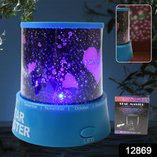 LED Projector Night Light Amazing Lamp, 3 Battery operated lamps, Rotation With the music Function, Master for Kids Bedroom Home Decoration Night Romantic Gift (Battery Not Included / 1 pc) the24kgal