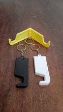 2 in 1 Plastic Keychain with Mobile Stand / Phone Holder (1 Pc / Multicolor) the24kgal