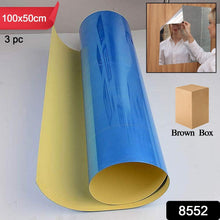 3D Mirror Wall Stickers Wall Mirror Decorative Mirror Paper for Home, Living Room Wall, Bedroom Wall, TV Backdrop Use Paper (100×50 Cm / 3 Pc ) the24kgal