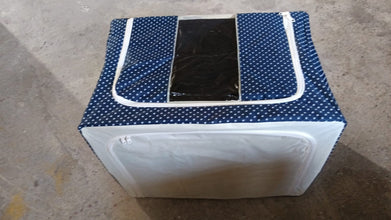 Foldable Steel Frame Clothes Living Storage Organizer Handled Bag the24kgal