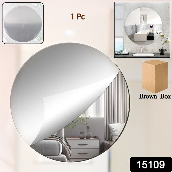 Plastic Square 3D Mirror Wall Stickers (1 Pc) the24kgal