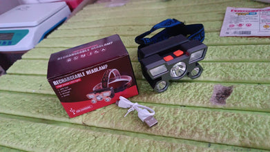 5 LED Headlamp USB Rechargeable Head Light (1 Pc) the24kgal