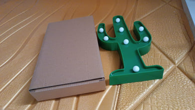 LED Cactus Light, LED Desk Lamp, LED Table Lamp (1 Pc / Battery not Included) the24kgal