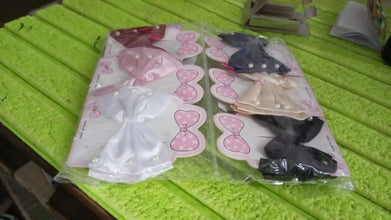 Hair Bow Knot Clip Suitable For Girls (1 Pc / Multicolour), Hair accessories the24kgal