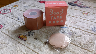 Boob Tape with Nipple Covers: Cotton, Breathable, Lift & Support (5m, 10 Pairs) the24kgal