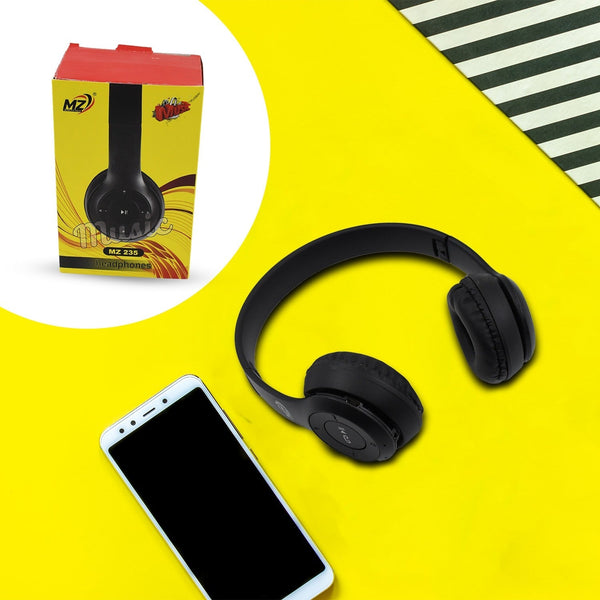 Wireless Headphone Over The Head Bluetooth Headset Foldable Headband Hands-free with Calling Function (1 Pc) the24kgal