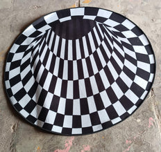 3D Space Round Carpet, Floor Mat Non-Woven Doormat (1 Pc / 78 Cm) the24kgal
