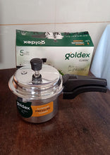 Aluminium Classic Goldex Pressure Cookers With Outer Lid (2 Litres / 5-Year warranty,  ISI Number :- 2347, BIS Number :- CM/L -7600164310 the24kgal