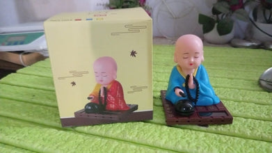 Solar Powered Sitting Buddha Statue,  Moving Head and Hand (1 Pc / Medium) the24kgal