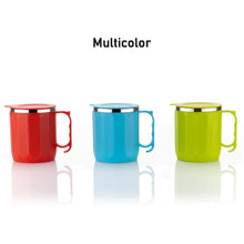 250ML Stainless Steel Mug: Insulated, Leakproof Lid, Hot/Cold Drinks (Mix Color) the24kgal